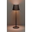Goobay LED-tafellamp | 37 cm hoog | warm wit | dimbaar | oplaadbaar (USB-C) | zwart | IP44