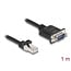 Delock CAN Bus Cable RJ45 plug to D-Sub 9 pin male with nuts Cat.5e STP 1 m