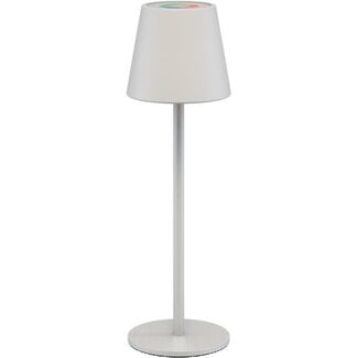 Goobay Goobay LED-tafellamp | RGB + warm wit | dimbaar | oplaadbaar (USB-C) | wit | IP44