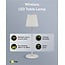 Goobay LED-tafellamp | RGB + warm wit | dimbaar | oplaadbaar (USB-C) | wit | IP44