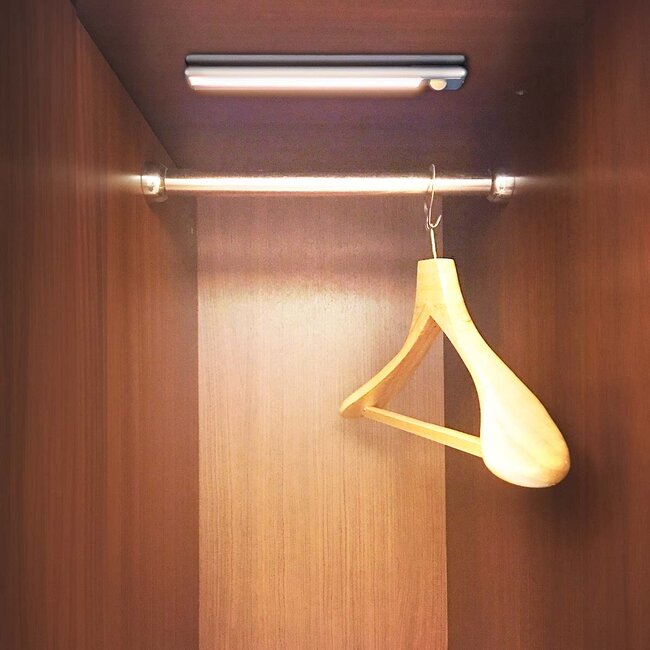 Nedis LED-kastlamp met bewegingssensor | warm wit | oplaadbaar | IP20