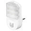 Goobay LED nachtlamp met bewegingssensor | plug-in | koel wit | IP20