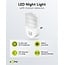 Goobay LED nachtlamp met bewegingssensor | plug-in | koel wit | IP20