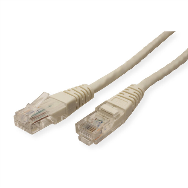 STANDARD UTP Patchkabel, Cat.6 (Class E), beige, 0,5 m