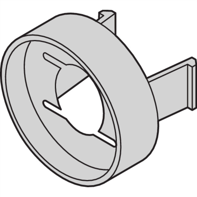 SCHROFF hulzen voor M6, kunststof, zwart, 100 stuks