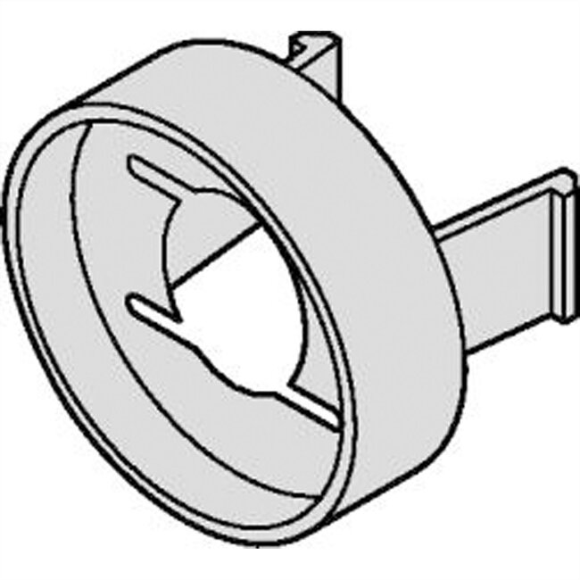 SCHROFF hulzen voor M6, kunststof, zwart, 100 stuks