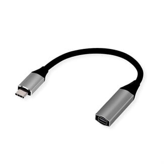 SECOMP STANDARD Display Adapter USB Typ C - Mini DisplayPort v1.2, schwarz, 0,2 m