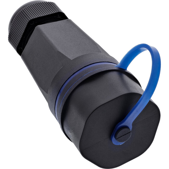 InLine® Kabelconnector lege behuizing RJ45 Keystone, IP68, met deksel