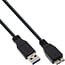 InLine® USB 3.2 Gen.1-kabel, A naar Micro B, zwart, 1,5m