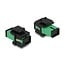 Delock Keystone Module SC Simplex female to SC Simplex female green / black