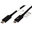 ROLINE Thunderbolt™ 3 kabel, 20G, 5A, M/M, zwart, 2 m
