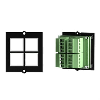 Bachmann BACHMANN drukknop 4-voudig op terminal