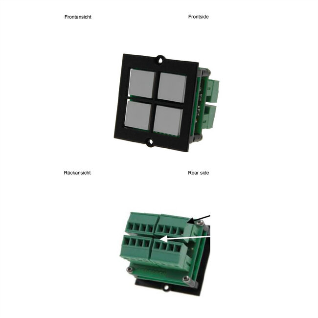 BACHMANN drukknop 4-voudig op terminal