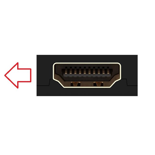 InLine HDMI adapter | haaks/links | HDMI2.1 (8K 60Hz + HDR) | aluminium