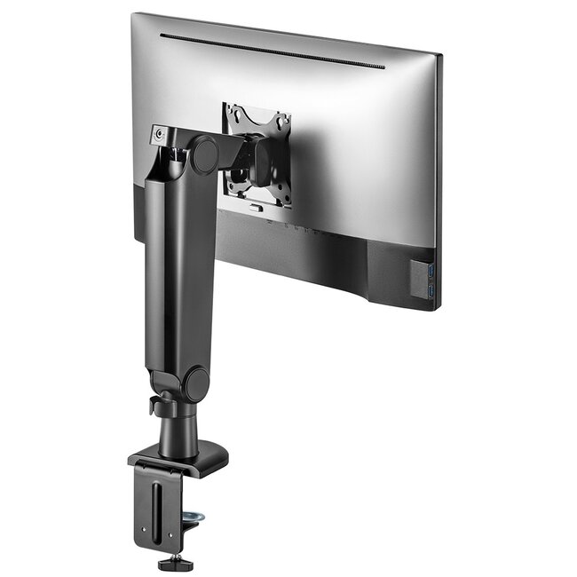 My Wall bureaubeugel | 1 monitor tot 32 inch | full motion met veersysteem | zwart