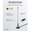 Goobay UHF/VHF/DVB-T/T2 antenne voor binnen | passief | 3 dBi | 2 meter
