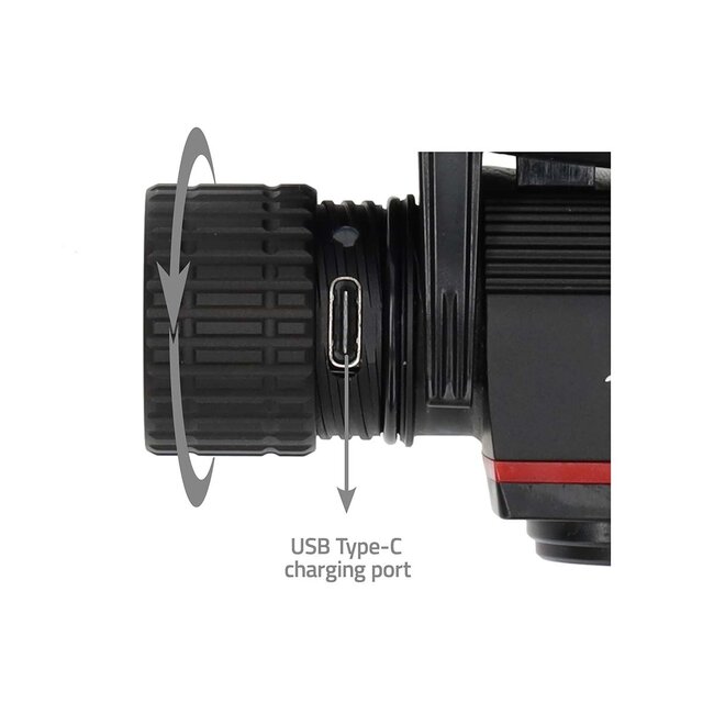 Nedis LED-hoofdlamp | oplaadbaar | 1000 lm | IPX8