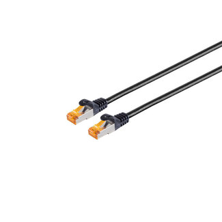 S-Impuls Patchkabel cat. 6A S/FTP Outdoor schwarz 2,0m