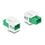 Delock Keystone Module SC Simplex female to SC Simplex female green / white