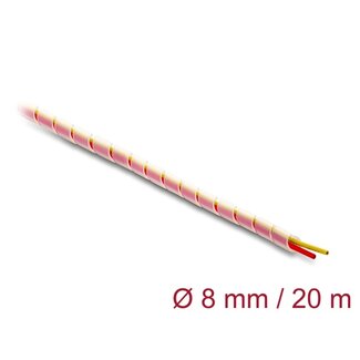 DeLOCK Delock Spiral Hose silicone 8 mm diameter 20 m transparent