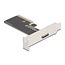 Delock PCI Express x4 Card to 1 x external OCuLink SFF-8612 - Low Profile Form Factor