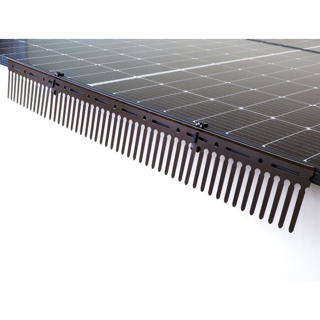 Delock Animal Barrier / Birdprotection for Photovoltaic Systems 1 m - 2 pieces brown (122 mm)