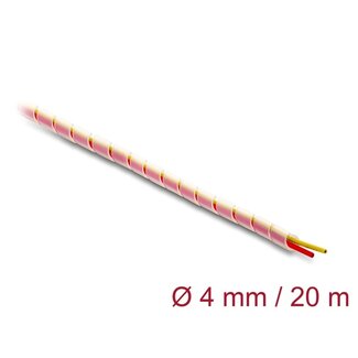 DeLOCK Delock Spiral Hose silicone 4 mm diameter 20 m transparent
