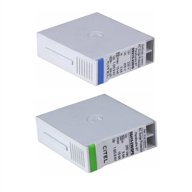 BACHMANN vervangingsmodule Citel SPD type 3, overspanningsbeveiligings vervangingsmodule Citel voor 3-fase 16/32A