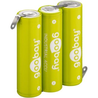 Goobay Goobay accupack | 3x AA (HR6) | 2100 mAh | soldeerbevestiging