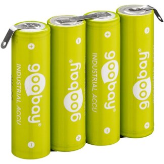 Goobay Goobay accupack | 4x AA (HR6) | 2100 mAh | soldeerbevestiging