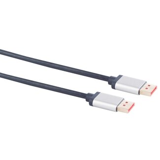 S-Impuls DisplayPort kabel | DP1.4 (8K 60Hz) | HBR3 (32.4Gbit/s) | koper | aluminium | 1 meter
