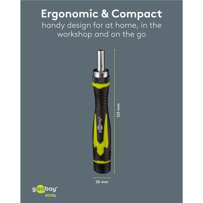 Goobay schroevendraaierset | 26 bits