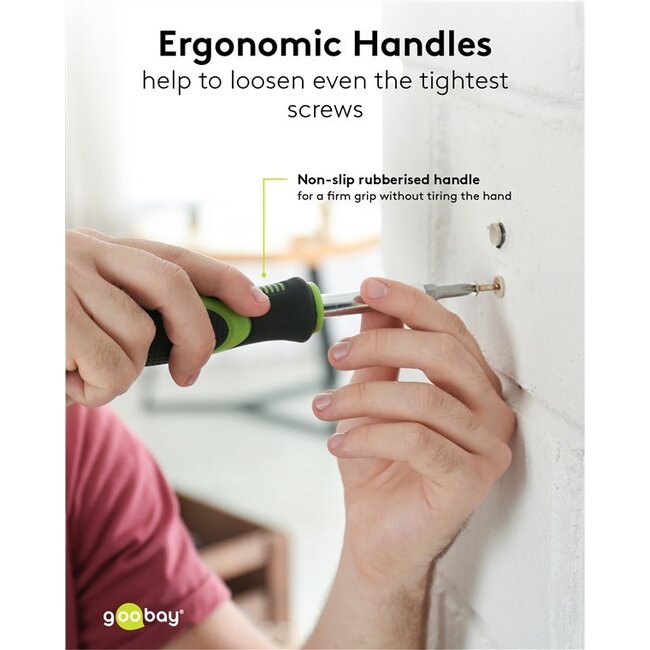 Goobay precisie-schroevendraaierset | 37-delig