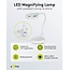 Goobay LED loeplamp | 480 lm | 6W | bureauklem en standaard | wit