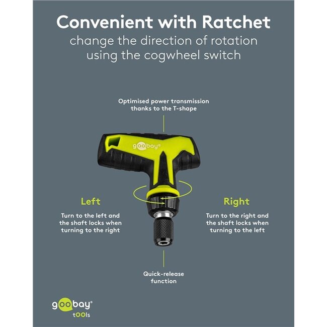 Goobay schroevendraaierset | 30 bits