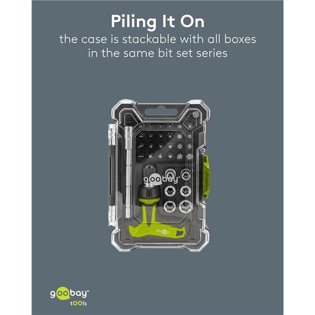 Goobay schroevendraaierset | 30 bits