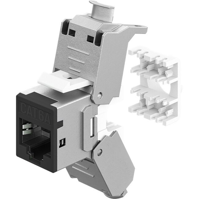 Goobay Keystone Module RJ45 CAT 6A, STP, Slim