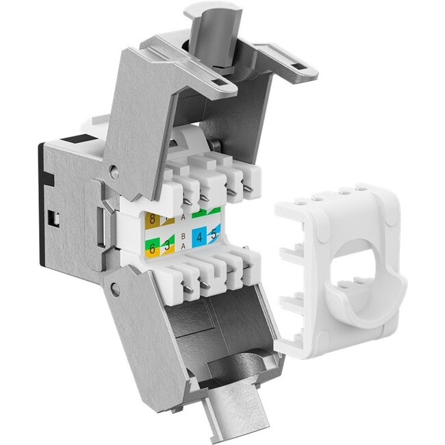 Goobay Keystone Module RJ45 CAT 6A, STP, Slim