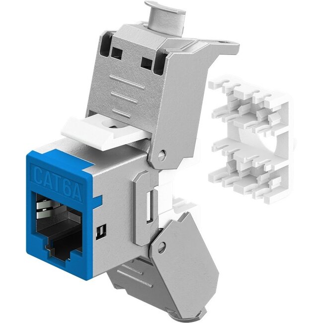 Goobay Keystone Module RJ45 CAT 6A, STP, Slim