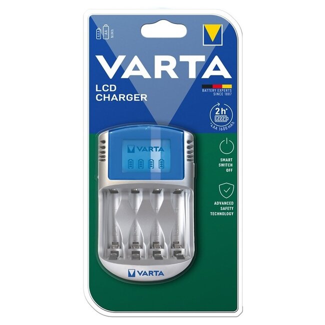 Varta LCD Charger batterijenlader | AA/AAA