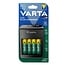 Varta LCD Plug Charger+ batterijenlader | AA/AAA/E | incl. 4x AA | 2100 mAh