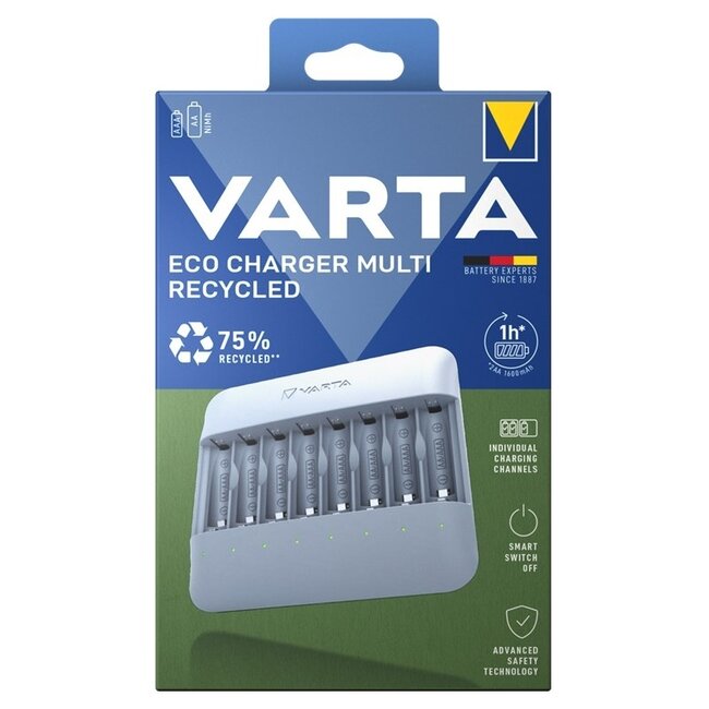 Varta Eco Charger batterijenlader | AA/AAA