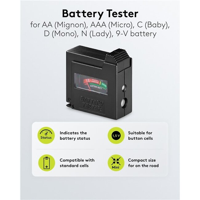 Goobay batterijentester
