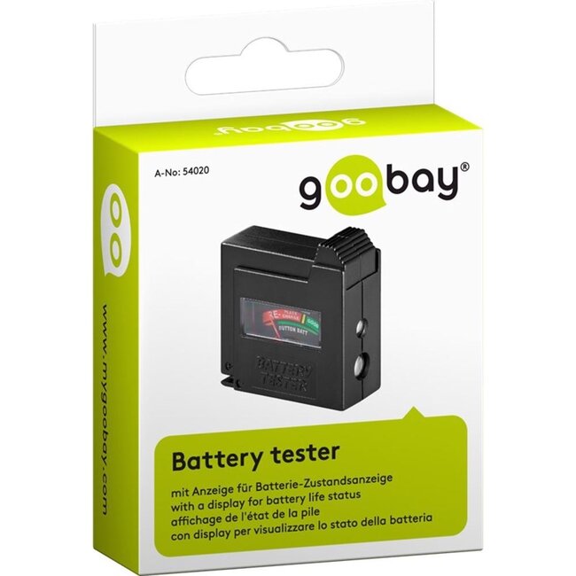 Goobay batterijentester