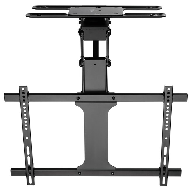 My Wall TV-plafondbeugel | tot 75 inch | gemotoriseerd | inklapbaar en draaibaar | app, stem en afstandsbediening | zwart