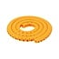 InLine markeerclips (0-9) voor kabels | 3,6 - 7,4mm | 1000 stuks | geel
