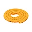 InLine markeerclips (0-9) voor kabels | 5,2 - 10mm | 1000 stuks | geel