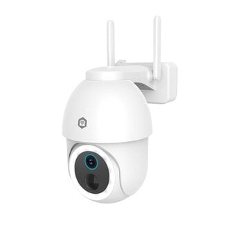 Nedis Nedis SmartLife outdoor camera met spotlight | draaien/kantelen | batterijvoeding | Wi-Fi | 3MP Full HD 1296p