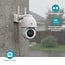 Nedis SmartLife outdoor camera met spotlight | draaien/kantelen | batterijvoeding | Wi-Fi | 3MP Full HD 1296p