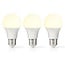 Nedis LED-lamp set | 3 stuks | warm wit | E27 | A60 | 11W